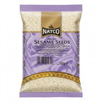 Natco Hulled Sesame Seeds by Natco Dry Fruits & Nuts — front view showing product label and branding, studio product photo on white background