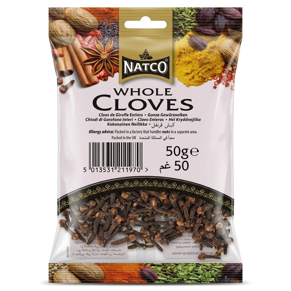 Natco Whole Cloves by Natco Whole Spices — front view showing product label and branding, studio product photo on white background