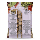 Natco Whole Nutmegs by Natco Whole Spices — back view showing ingredients and product details, studio product photo on white background