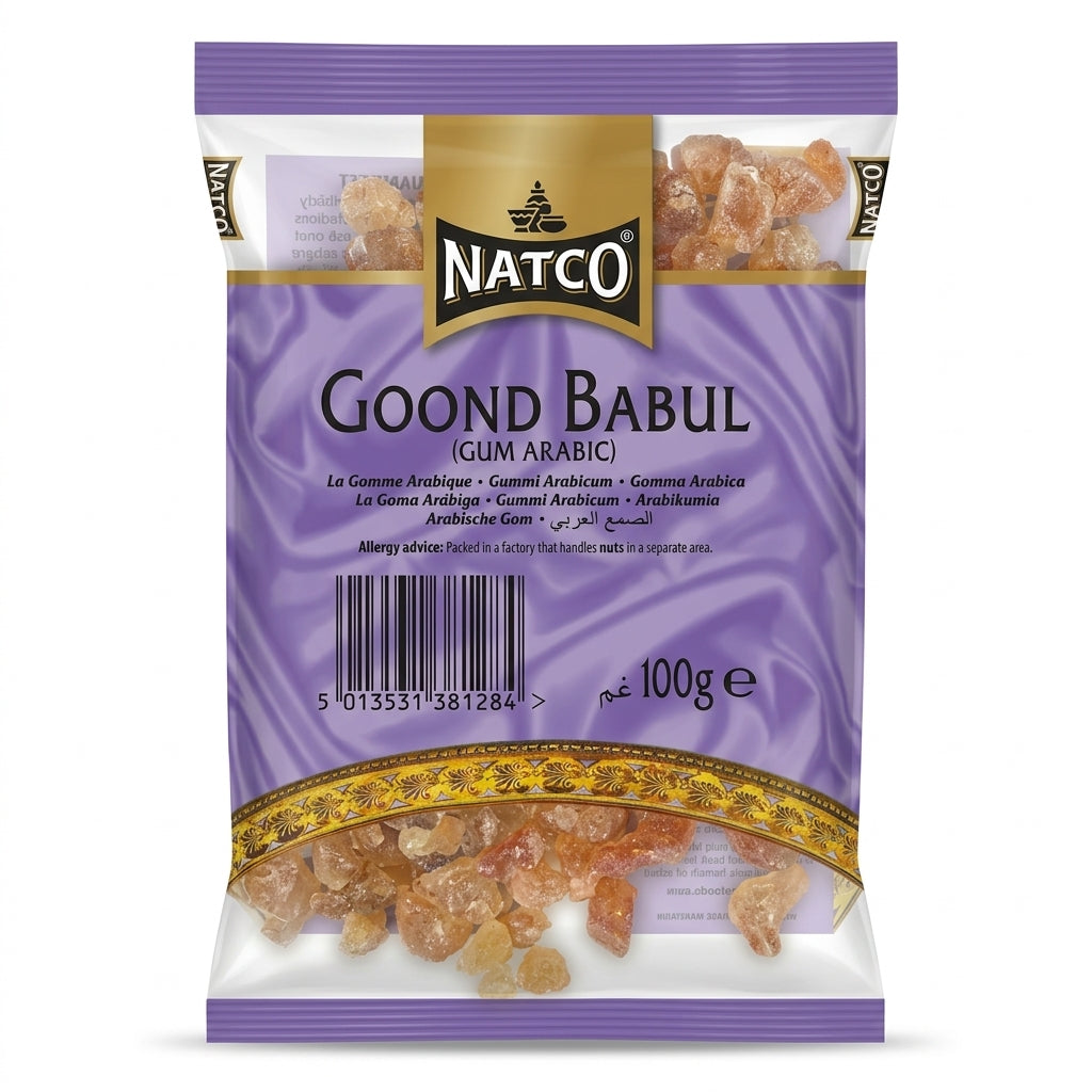Natco Babul Goond by Natco Whole Spices — front view showing product label and branding, studio product photo on white background