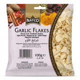 Natco Garlic Flakes by Natco Whole Spices — front view showing product label and branding, studio product photo on white background