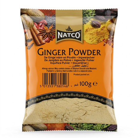Natco Ginger Powder by Natco Ground Spices — front view showing product label and branding, studio product photo on white background