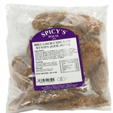 Spicy S Frozen Halal Breaded Chicken Strips by Spicy S Frozen — front view showing product label and branding, studio product photo on white background