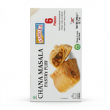 Ashoka Frozen Chana Masala Pastry Puff by Ashoka Frozen — front view showing product label and branding, studio product photo on white background