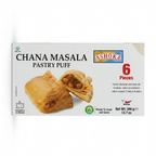 Ashoka Frozen Chana Masala Pastry Puff by Ashoka Frozen — front view showing product label and branding, studio product photo on white background