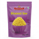 Kirtiraj Khammi Sev by Kirtiraj Indian Snacks — front view showing product label and branding, studio product photo on white background