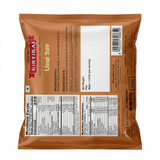Kirtiraj Usal Sev by Kirtiraj Indian Snacks — back view showing ingredients and product details, studio product photo on white background