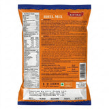 Kirtiraj Bhel Mix by Kirtiraj Indian Snacks — back view showing ingredients and product details, studio product photo on white background