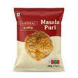 Kirtiraj Masala Puri by Kirtiraj Indian Snacks — front view showing product label and branding, studio product photo on white background