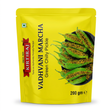 Kirtiraj Vadhvani Marcha Green Chilli Pickle by Kirtiraj Pickles — front view showing product label and branding, studio product photo on white background