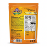 Balaji Aloo Sev by Balaji Indian Snacks — back view showing ingredients and product details, studio product photo on white background