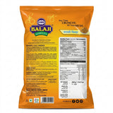 Balaji Farari Chevda by Balaji Indian Snacks — back view showing ingredients and product details, studio product photo on white background