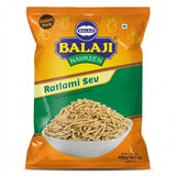 Balaji Ratlami Sev by Balaji Indian Snacks — front view showing product label and branding, studio product photo on white background