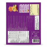 Real Papdi Gathiya by Real Indian Snacks — back view showing ingredients and product details, studio product photo on white background