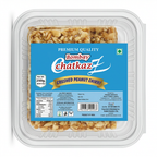 Bombay Chatkaz Crushed Peanut Chikki by Bombay Chatkaz Sweets Chikki and Candy — front view showing product label and branding, studio product photo on white background