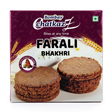 Bombay Chatkaz Farali Bhakhri by Bombay Chatkaz Indian Snacks — front view showing product label and branding, studio product photo on white background