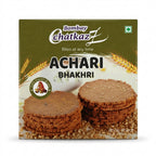 Bombay Chatkaz Achari Bhakhri by Bombay Chatkaz Indian Snacks — front view showing product label and branding, studio product photo on white background