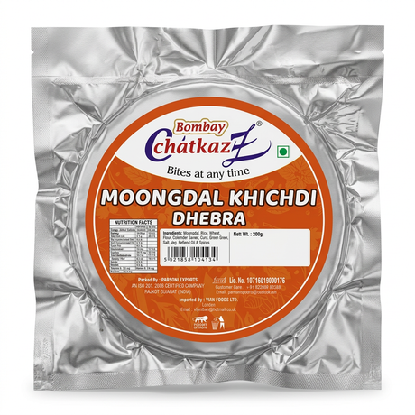 Bombay Chatkaz Manpasand Mukhwas by Bombay Chatkaz Mukhwas — back view showing ingredients and product details, studio product photo on white background