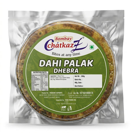 Bombay Chatkaz Bhakri Flour by Bombay Chatkaz Flours — back view showing ingredients and product details, studio product photo on white background