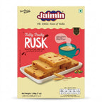 Jaimin Tuti Fruti Rusk 200g Bread Toast with Cumin Seeds by Jaimin Food & Beverage > Pantry > Bread & Baked Goods > Rusks & Biscotti — front view showing product label and branding, studio product photo on white background