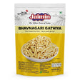 Jaimin Bhavnagari Gathiya by Jaimin Indian Snacks — front view showing product label and branding, studio product photo on white background