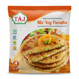 Taj Frozen Mix Veg Paratha by Taj Frozen — front view showing product label and branding, studio product photo on white background