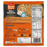 Haldirams Frozen Muli Paratha by Haldirams Frozen — back view showing ingredients and product details, studio product photo on white background