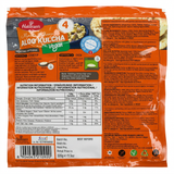 Haldirams Frozen Aloo Kulcha by Haldirams Frozen — back view showing ingredients and product details, studio product photo on white background