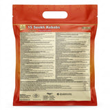 Crown Frozen Chicken Charcoal Seekh Kebab by Crown Frozen — back view showing ingredients and product details, studio product photo on white background