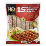 HQ Frozen Meat Charcoal Kebab by HQ Frozen — front view showing product label and branding, studio product photo on white background