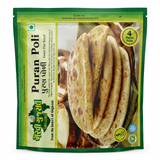 Garvi Gujarat Frozen Puran Poli by Garvi Gujarat Frozen — front view showing product label and branding, studio product photo on white background