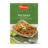 Shan Pau Bhaji Masala Mix by Shan Ground Spices — front view showing product label and branding, studio product photo on white background