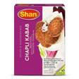 Shan Chappli Kebab Masala Mix by Shan Ground Spices — front view showing product label and branding, studio product photo on white background