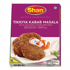 Shan Tikiya Kebab Masala Mix by Shan Ground Spices — front view showing product label and branding, studio product photo on white background