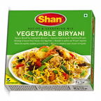 Shan Veg Biryani Spice Mix by Shan Ground Spices — front view showing product label and branding, studio product photo on white background
