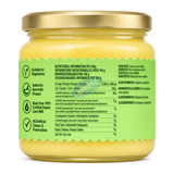 Dabur Organic Ghee by Dabur Ghee & Oils — back view showing ingredients and product details, studio product photo on white background