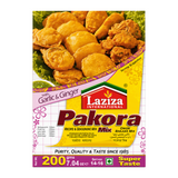 Laziza Pakora Spice Mix 200g by Laziza Ground Spices — front view showing product label and branding, studio product photo on white background