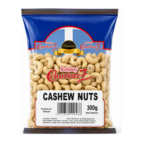 Variety Cashew Nuts 300g by Variety Dry Fruits & Nuts — front view showing product label and branding, studio product photo on white background