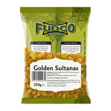 Fudco Golden Raisins 250g by Fudco Dry Fruits & Nuts — front view showing product label and branding, studio product photo on white background