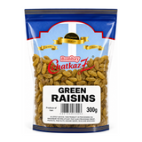 Bombay Chatkaz Green Sultana 300g by Bombay Chatkaz Dry Fruits & Nuts — front view showing product label and branding, studio product photo on white background