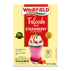 Weikfield Strawberry Falooda Instant Mix 200g by Weikfield Ready Mixes — front view showing product label and branding, studio product photo on white background