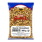 Bombay Chatkaz Unsalted Daria 300g by Bombay Chatkaz Indian Snacks — front view showing product label and branding, studio product photo on white background