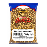 Bombay Chatkaz Unsalted Daria 300g by Bombay Chatkaz Indian Snacks — front view showing product label and branding, studio product photo on white background
