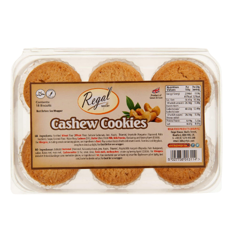 Regal Cashew Cookies 18 pcs