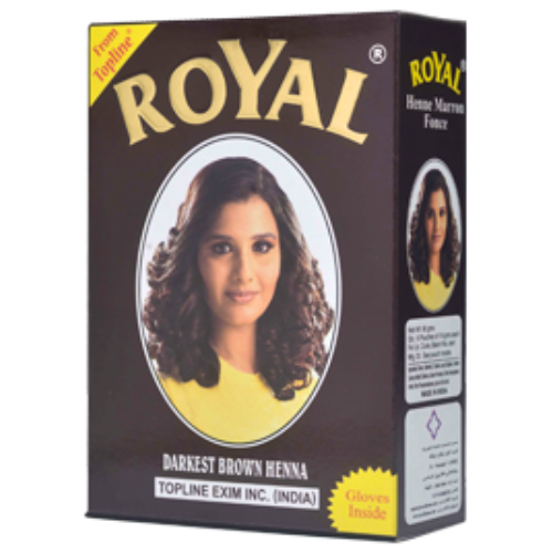 Royal Henna Darkest Brown Henna 60g