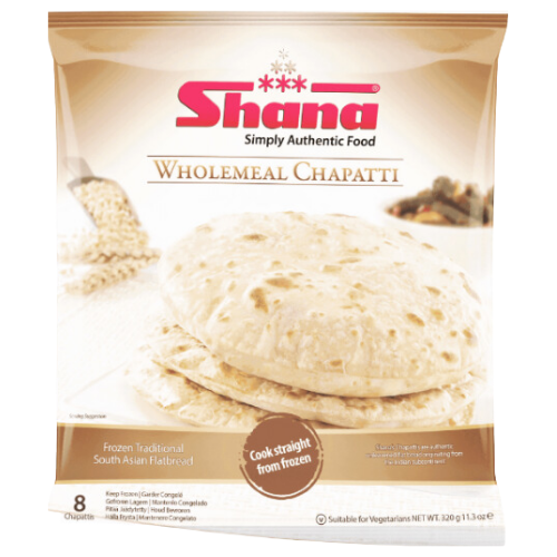 Shana Frozen Wholemeal Chapatti 320g