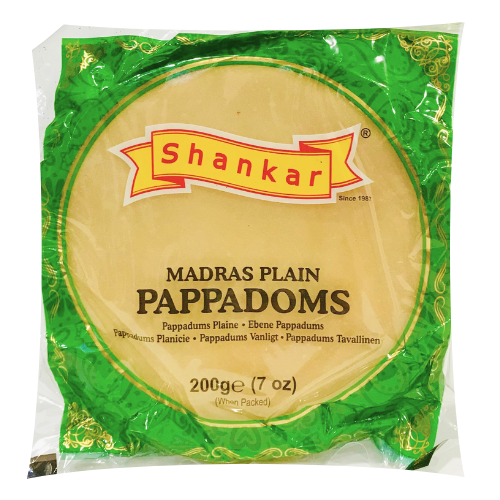 Shankar Madras Plain Papad 200g