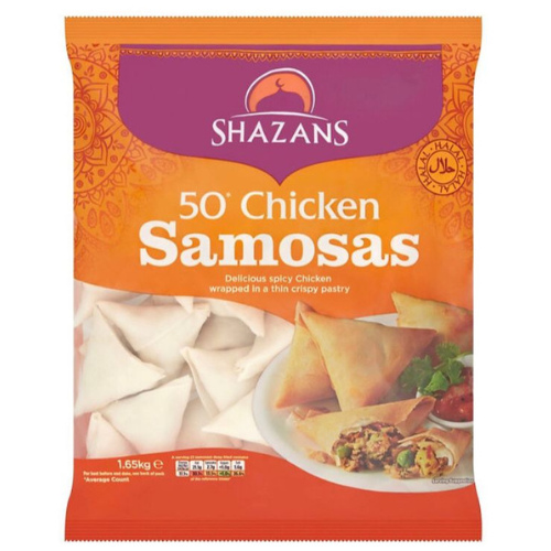 Shazans Frozen Chicken Samosas