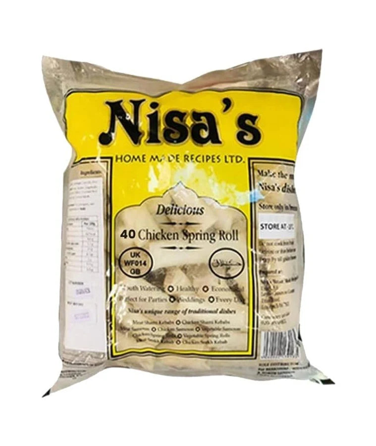 Nisa's Frozen Chicken Spring Rolls
