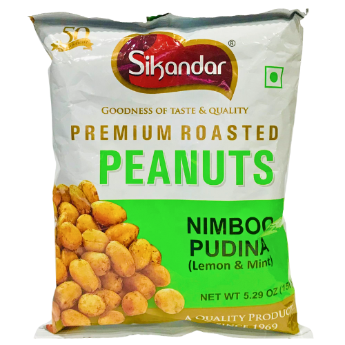 Sikander Roasted Nimboo Podina Peanuts 150g